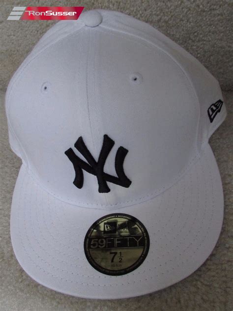 mbl  york yankees white baseball hat size   brand   era