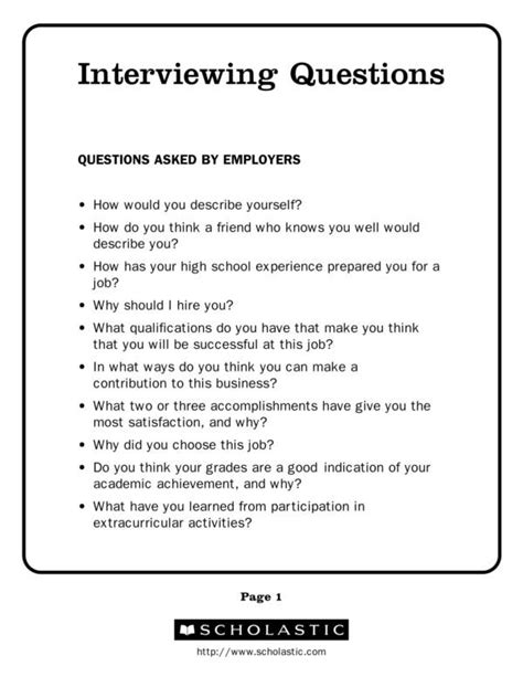 interview worksheet templates   ms word