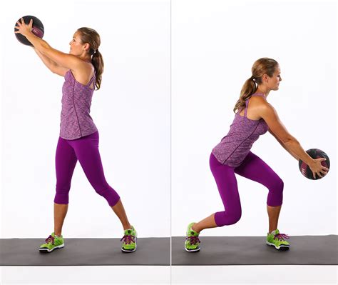 standing wood chop  medicine ball moves     workout