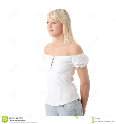 Teen Blonde Stock Image Image Of Human Complexion Adult