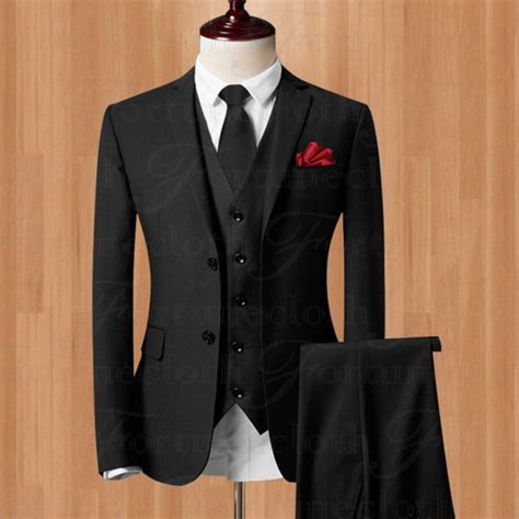 jual setelan jas pria stylish setelan jas warna hitam setelan jas formal indonesiashopee