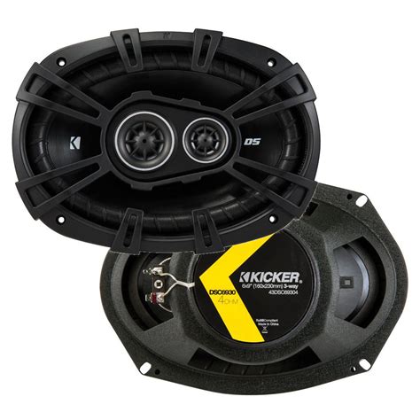 kicker  series     car audio coaxial speakers dsc  pack ebay
