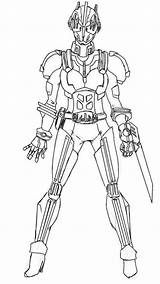 Rider Kamen Coloring Hunter Fortnite Raider Colouring Renegade Pages Clipart Netart Print Drawings Line Choose Board sketch template