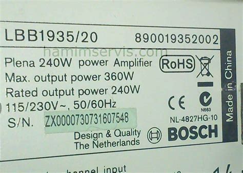 power amplifier bosch output suara trouble