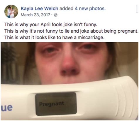 Fake Pregnancy April Fools’ Day Pranks Are Not Okay Says