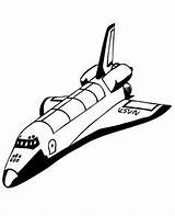 Space Coloring Shuttle Pages Kids Shuttles Printable Choose Board Disimpan Dari Stencil sketch template