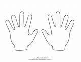 Hand Printable Template Blank Templates Hands Handprint Printables Small Pdf Timvandevall Kids Merrychristmaswishes Info sketch template