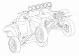 Baja Raptor sketch template