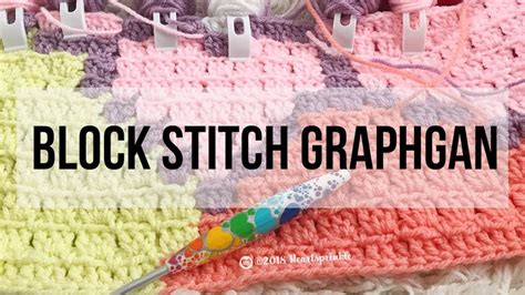 block stitch graphgan youtube tutorial  modified block stitch