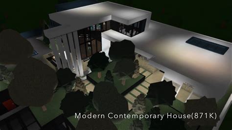 bloxburg modern contemporary house tourk youtube