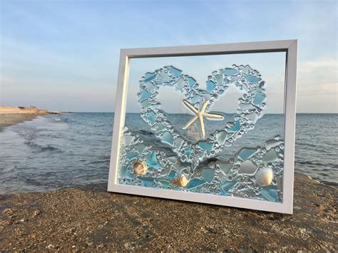 Seabirddesign Sea Glass Mosaic Sea Glass Art Glass Window Art