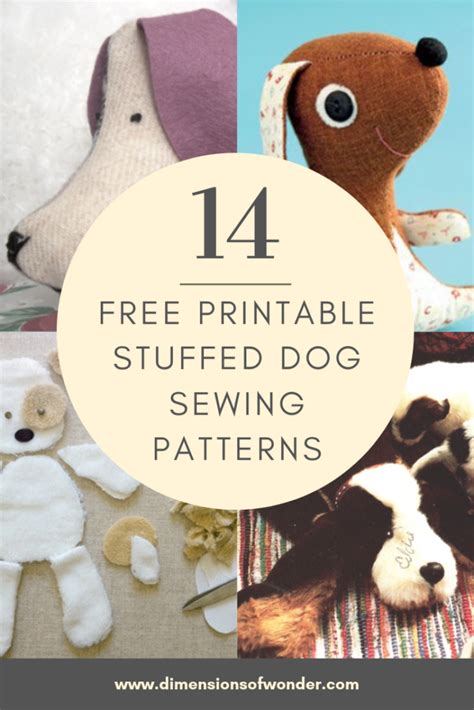 adorable dog sewing patterns  printable