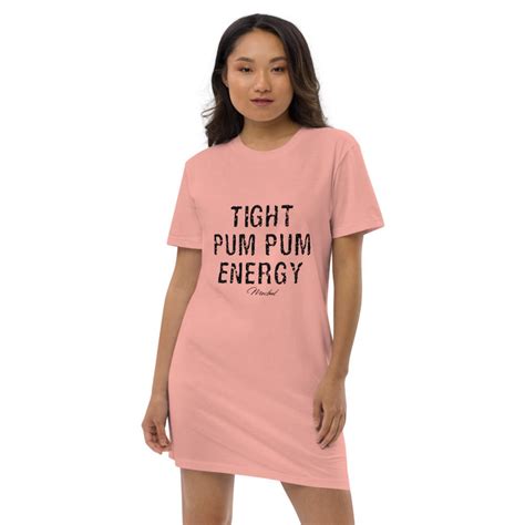 Tight Pum Pum Organic Cotton T Shirt Dress Etsy