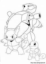 Carapuce Tortank Blastoise Squirtle Printable Charizard Colorir Ausmalbilder Venusaur Pokémon Dibujar Coloriez Pikachu Forkids Ohbq Cute Mimokids sketch template