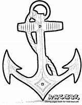 Anchor Coloring Pages Printable Popular Getdrawings Getcolorings Coloringhome sketch template