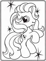 Coloring Pony Pages Little Unicorn Horse Flickr Kids Visit sketch template