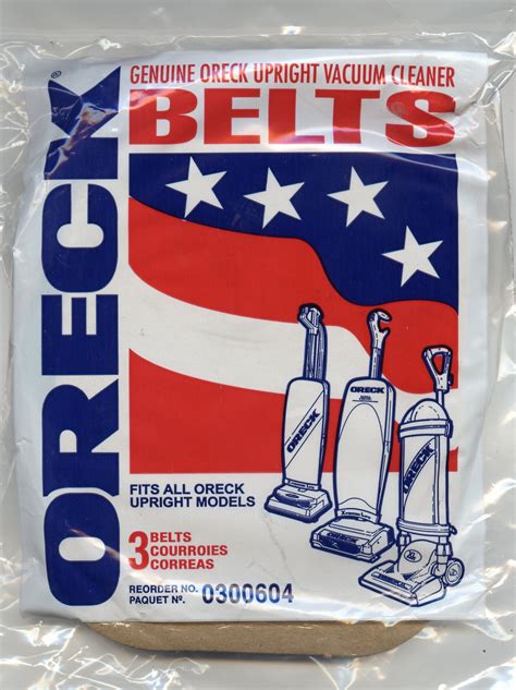 oreck  vacuum cleaner belt   oreck uprights genuine