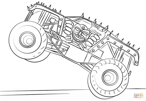 disegno  max  monster truck da colorare disegni da colorare