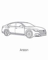 Coloring Volkswagen Jetta Alleviate sketch template