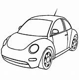Car Coloring Beetle Pages Volkswagen Vw Bug Color Drawing Barbie Kids Template Paint Super Getdrawings Sketch Print Popular Button Using sketch template