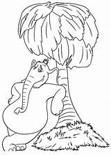 Horton Hears Who Ortone Seuss Cartoni Colouring Gaddynippercrayons sketch template