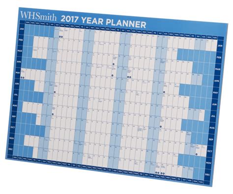 whsmith  calendar  year planner  holidays  notable