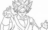 Goku Saiyan Super Coloring Blue Pages Drawing Pngkey Background Transparent Automatically Start sketch template