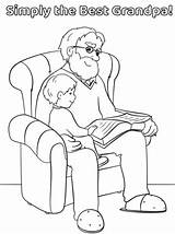 Coloring Grandpa Pages Simply Printable Categories Crafts Colorings sketch template
