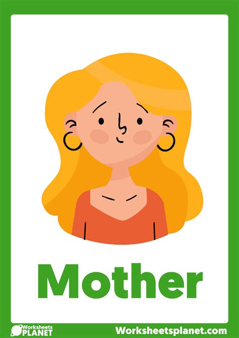 mother flashcard