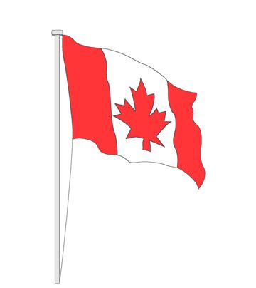 world flags canada flag coloring pages  kids  color  print