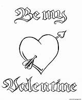 Valentine Coloring Pages Printable Color sketch template