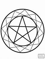 Wiccan Coloring Pages Pentacle Wicca Printable Drawing Culture Getdrawings Drawings Categories sketch template