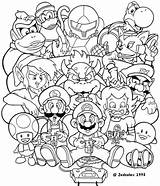 Nintendo Drawing Getdrawings sketch template