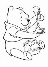 Pooh Winnie Hunny Bambi sketch template