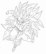 Gogeta Deviantart Dragon Ball Super Coloring Ssj3 Pages Dbz sketch template