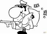Coloring Gangster Money Gun Mafia Pages Bag Ausmalbilder Kleurplaat Ausmalbild Pistole His Nerf Printable Gangsters Zum Drawing Mit Kostenlos Color sketch template
