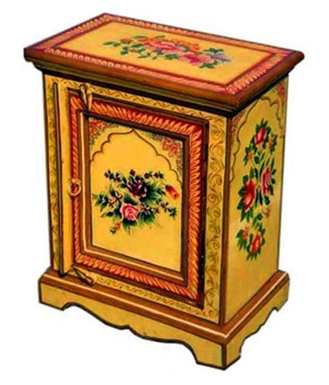indian furniture sheesham wood painted bedsider buy