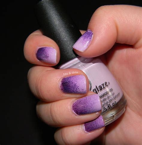 Mani Monday April 08 2013 Purple Ombré This Is My First Attempt At