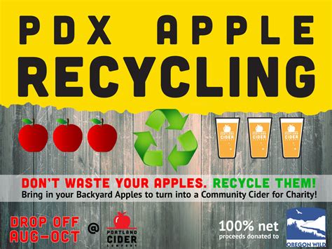 pdx apple recycling   bridgetown bites