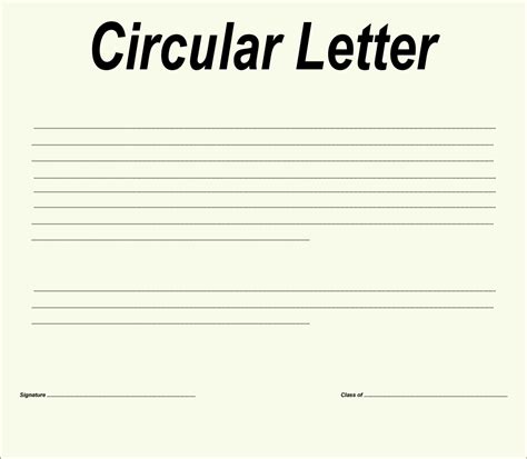objective  circular letter  factors  drafting circular letter