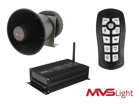 wireless siren speaker  mvs light