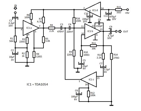 audio compressor circuit  tda electroschematicscom