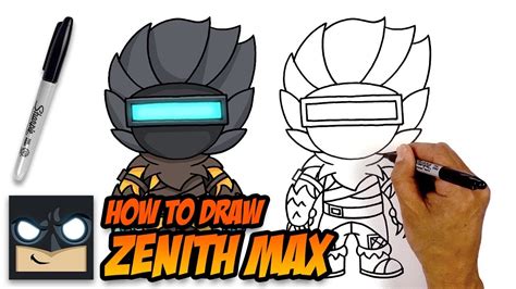 draw zenith max fortnite step  step tutorial