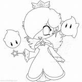 Rosalina Pages Bros Luma Xcolorings Lineart sketch template