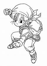 Dragon Ball Coloring Pages Bulma Cell Young Color K5 Worksheets Printable K5worksheets Visit sketch template