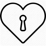 Lock Heart Key Drawing Valentine Romance Icon Clipartmag sketch template