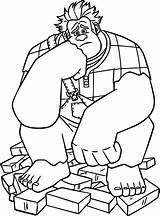 Ralph Wreck Coloring Pages Stay Getcolorings Color Getdrawings sketch template
