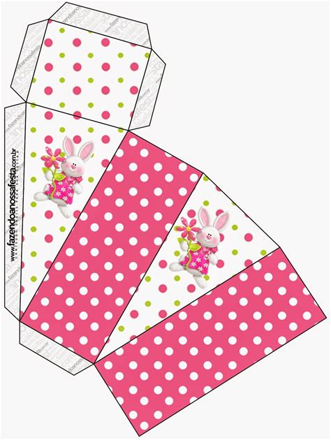 easter  pink  printable boxes cajas  imprimir cuadro