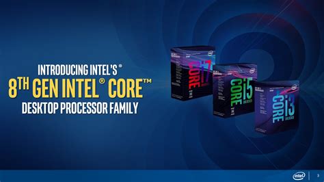 intel officially announces  gen coffee lake desktop processors
