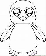 Penguin Coloring Pages Printable Kids Cartoon sketch template